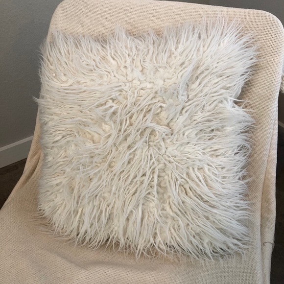 Fuzzy Throw Pillow - Picture 3 of 5